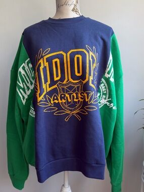 BTS Official Big Hit Varsity Sweatshirt unisex IDOL Artist K-Pop Size L